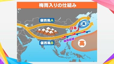 梅雨とヒマラヤ山脈の関係 沖縄・奄美は梅雨入り 全国各地は?