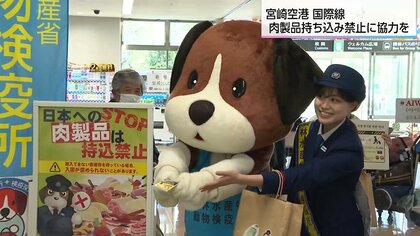 日本に迫る「アフリカ豚熱」の脅威　宮崎空港で肉製品持ち込み禁止を徹底呼びかけ、違反には厳罰も