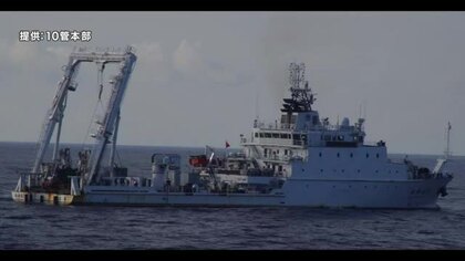 中国の海洋調査船　再び調査活動か　奄美大島沖　9月28日にも確認