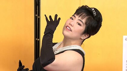 ゆりやん 名作再現のドレス姿で“知られざる一面”を披露　今後の目標は「武道館で単独ライブ」