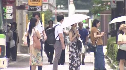 富山県内に6日連続の熱中症警戒アラート 富山市で34.2℃観測