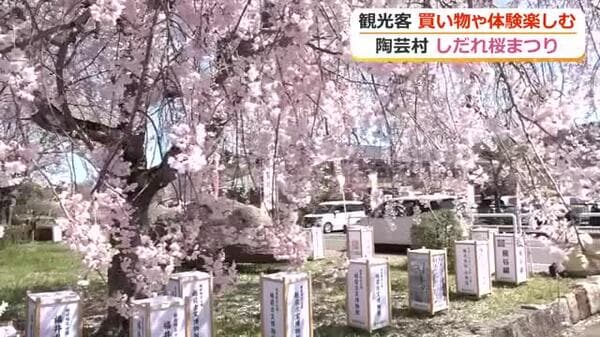 越前陶芸村で桜とアートを楽しむ春の祭り