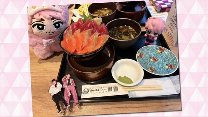 海鮮丼のお店での一枚