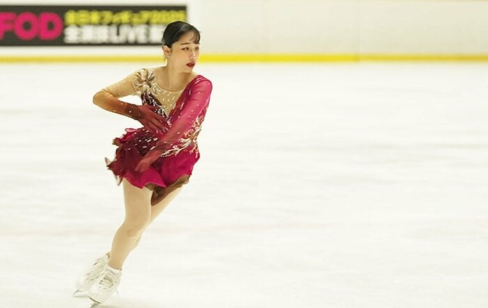 山下の人生を表現したというフリーを披露（西日本選手権）