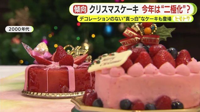 2000年代のクリスマスケーキ（資料）