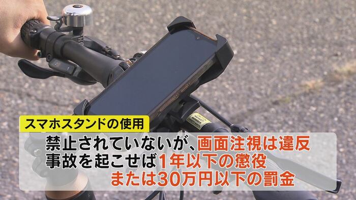 スマホスタンドの使用は