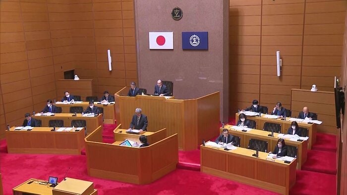 玄海町議会に請願書提出(2024年4月15日)