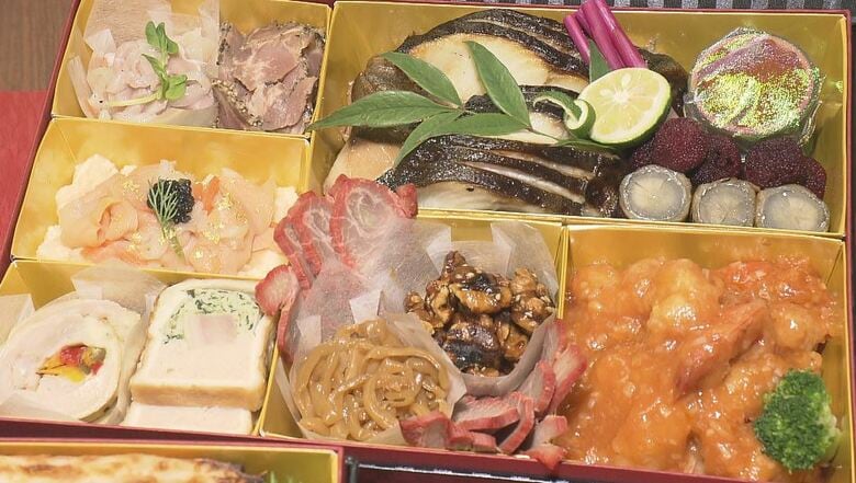 物価高の中…1年に1度は豪華に　今年の「おせち」披露　ながの東急百貨店で10月2日から予約開始｜FNNプライムオンライン