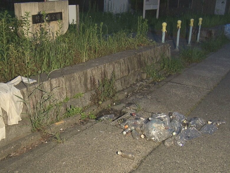 「ゴミを燃やしている」などと通報…名古屋のゴミ置き場で不審火 ペットボトルなどが燃え放火の可能性｜FNNプライムオンライン