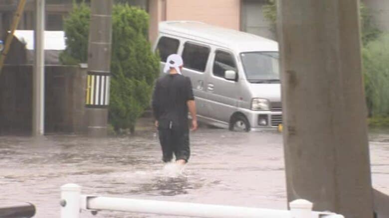金沢市の24時間降水量 観測史上1位に…加賀に線状降水帯・金沢に土砂災害警戒情報｜FNNプライムオンライン