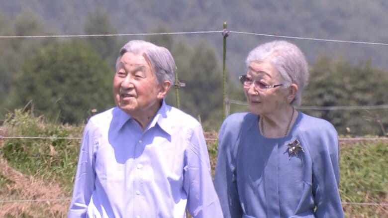 軽井沢ご静養の上皇ご夫妻がキャベツ畑散策　戦後旧満州からの引き揚げ者たちが開拓｜FNNプライムオンライン