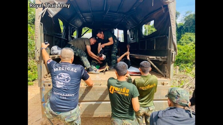 タイがカンボジアとの和平合意を一時停止　地雷で兵士負傷と主張｜FNNプライムオンライン