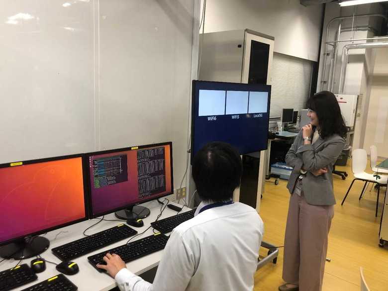 「ローカル5Gラボ」 提供:NEC