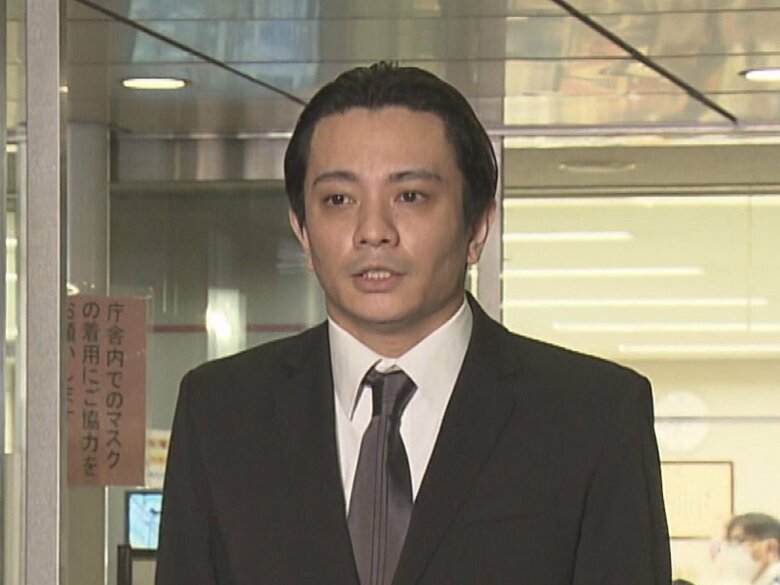 「名古屋事件」で保釈された田中聖被告(今年3月 愛知県警中署)