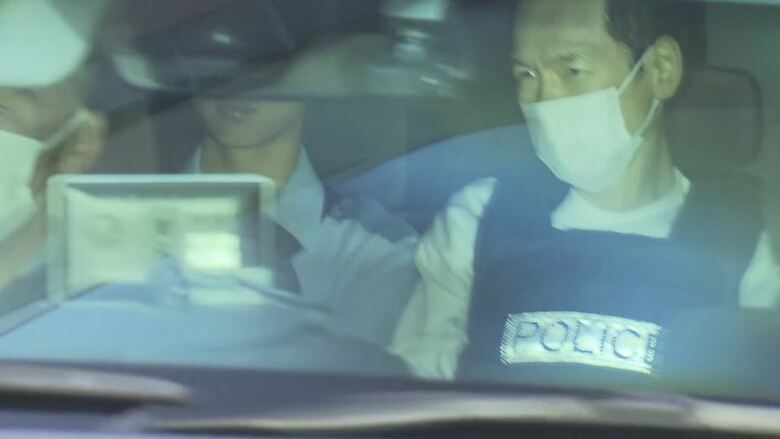 金成行被告を送検（水戸市　2024年5月2日）