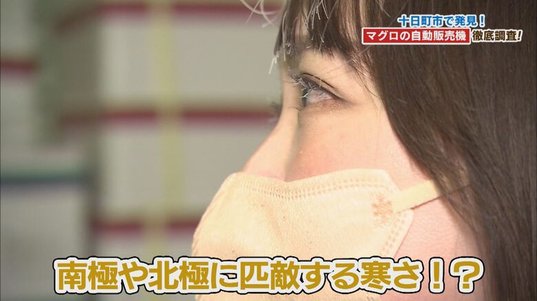 まつ毛がすぐに凍るほどの寒さ