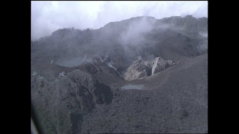 雲仙・普賢岳の噴火でできた溶岩ドーム
