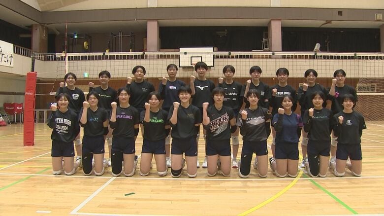 県大会5連覇目指す盛岡誠桜女子バレー部