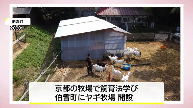 竹川さんが鳥取・伯耆町に開設したヤギ牧場（2020年）