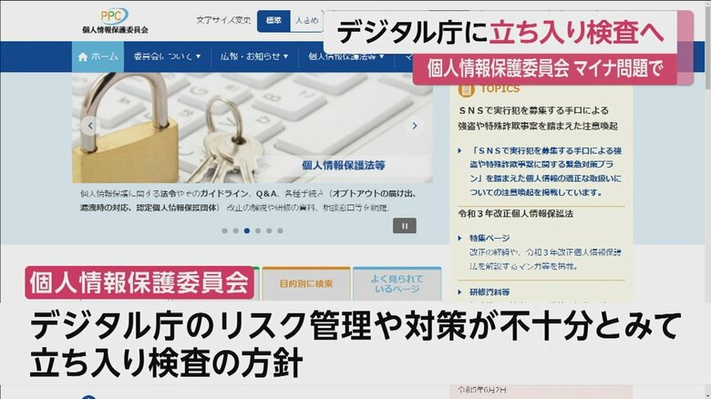 政府の第三者機関・個人情報保護委員会のHP