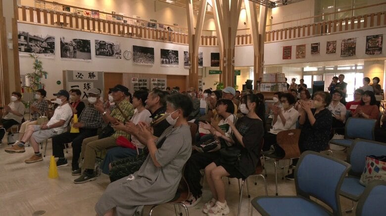 秋田県大会決勝の様子を見守る鹿角市民（2025年7月）