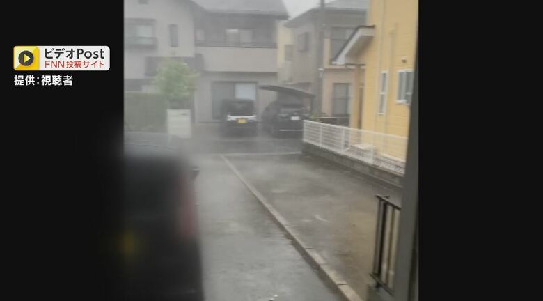 事故が起きたのと同じ時間帯の須坂市内の様子（視聴者提供）