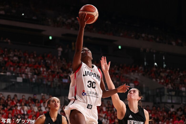 対ニュージーランド第2戦での馬瓜エブリン（6日、東京・有明アリーナ）