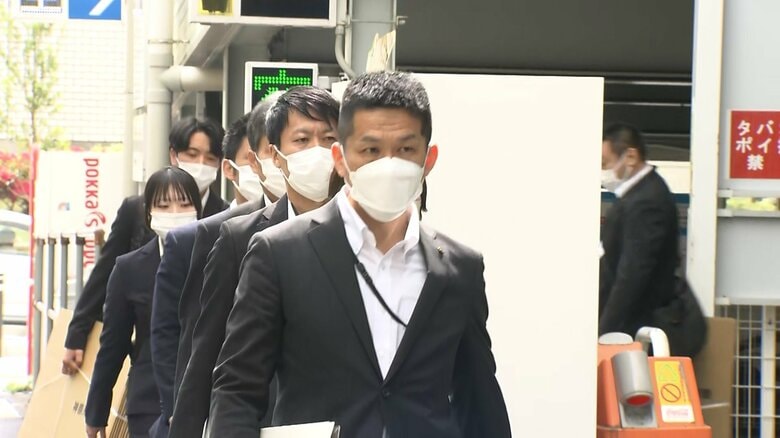 神奈川県警の家宅捜索＠横浜市