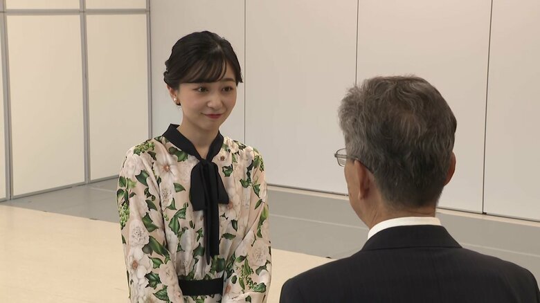 滋賀アリーナを訪問された佳子さま（滋賀・大津市）