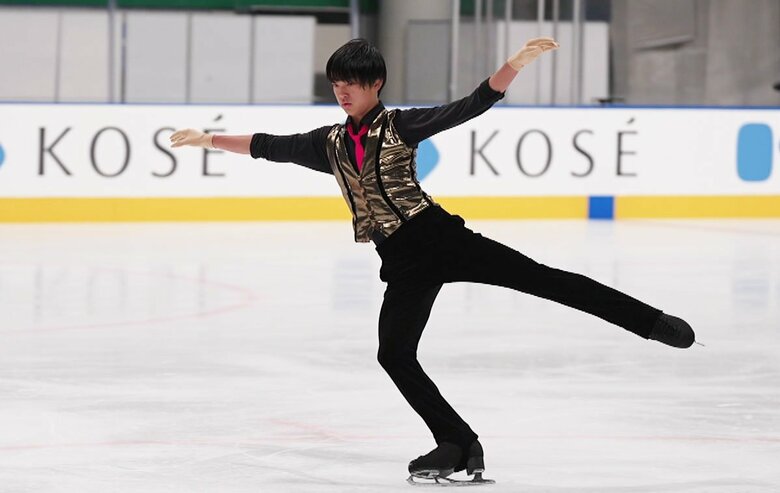 ショートでも挑戦した岡崎のトリプルアクセル