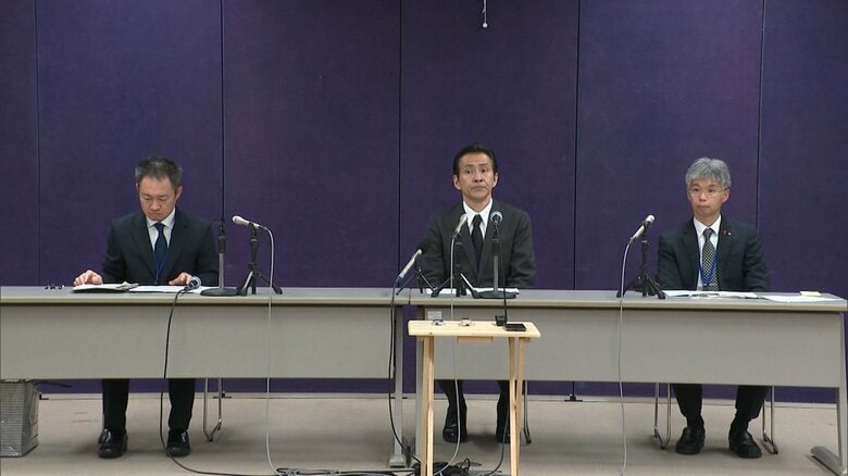 県教育委員会による会見（10月24日）