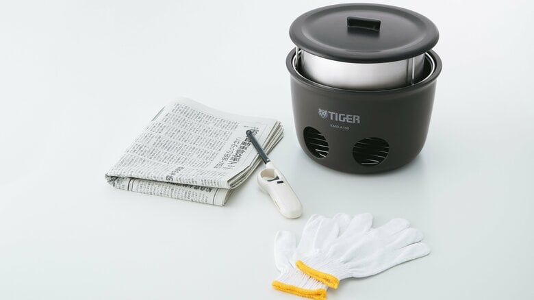 新聞紙の使用を推奨している