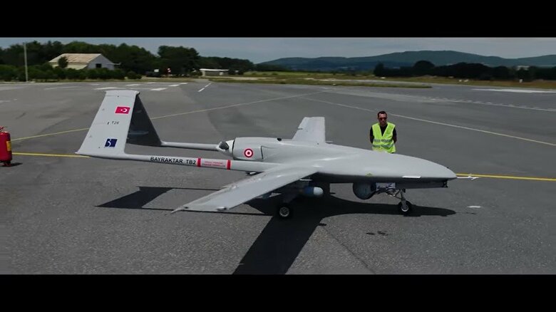 「バイラクタルTB2」Baykar Makina社YouTubeより