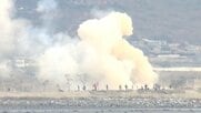 北朝鮮側で爆発相次ぐ　スタバの先1.5kmに大砲が