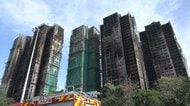 香港・高層住宅火災　火災報知器が全棟で作動せず　死者128人・200人不明