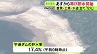2年連続“夏の節水”に…愛知・東三河に水を供給する『豊川用水』21日から5%の節水 宇連ダムで貯水率17.4％