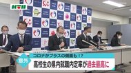 コロナでプラス 高卒予定者の就職内定率が過去最高「県内就職を希望する生徒・保護者が増えた」【長崎県】