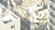 東京・北区のマンション解体現場が崩落　歩道と車道ががれきで通行止めに　ケガ人なし　安全確認でき次第撤去作業へ