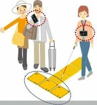 点字ブロックをスマホで読み取ると位置や交通情報が…東京・足立区が点字ブロックコード化実証実験開始