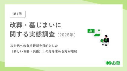 【第4回】改葬・墓じまいに関する実態調査（2026年）