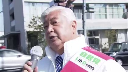 手に書き込んだ“与党過半数”の決意　自民党・中谷元氏が『安全保障の強化』など訴える【衆院選2026】