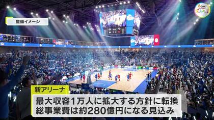 約２８０億円に増加見込みの新アリーナ費用負担に経済団体「現時点で金額は示せない」と市に報告【岡山】