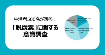 生活者500名に聞く「脱炭素」に関する意識調査