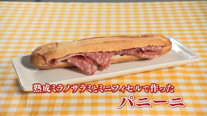 テイクアウトしたメニューで作ったパニーニ