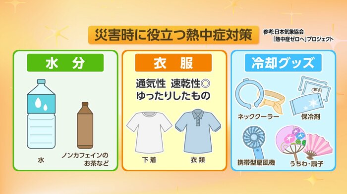 避難生活で役立つものを日頃から準備しておくことが大切