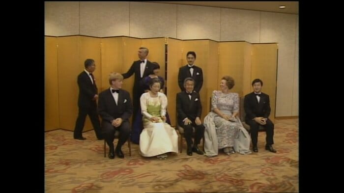 ベアトリックス女王主催レセプションで記念撮影（1991年）