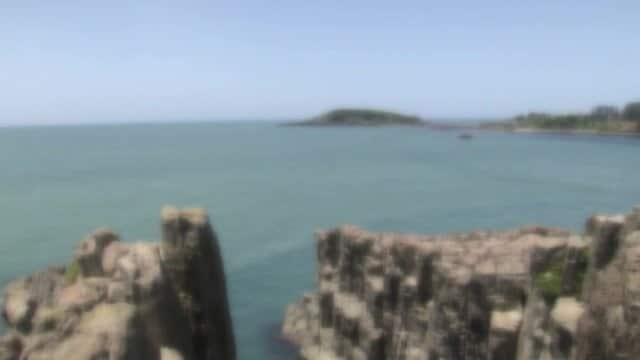 転落事故があった東尋坊