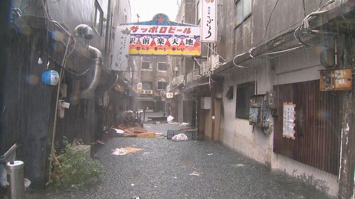 新潟駅前の飲食店街