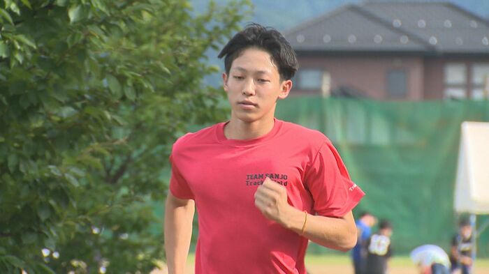 三条高校3年 鶴巻陽太 選手