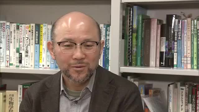 クマの生態を研究する秋田県立大学・星崎和彦教授